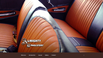 New Boise Website at Almighty Upholstery