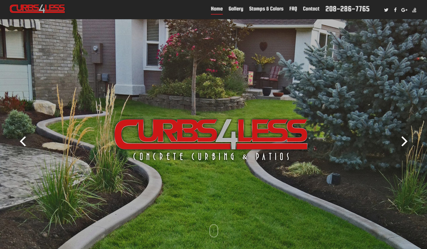 New Boise Website at Curbs 4 Less